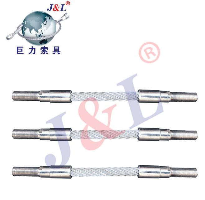 鋼絲繩建筑工程W型壓制普通鋼絲繩索具